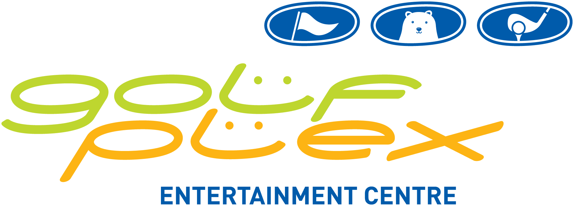 Golf Plex logo MASTER with sub-brands